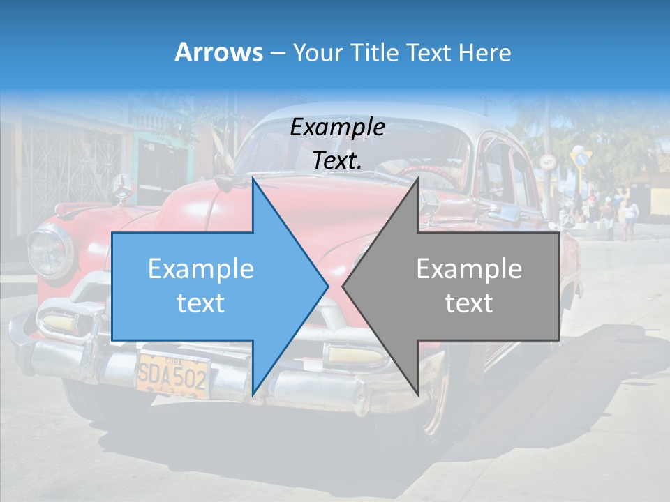 Chevrolet Fifties Transport PowerPoint Template