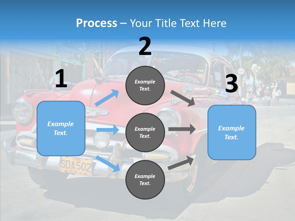 Chevrolet Fifties Transport PowerPoint Template