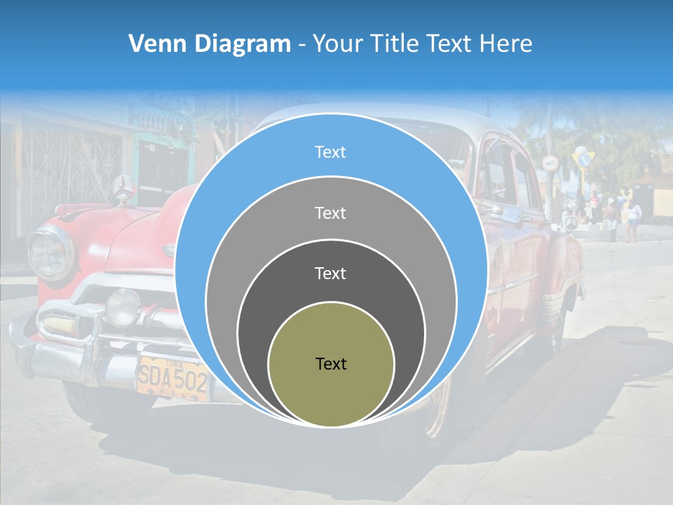 Chevrolet Fifties Transport PowerPoint Template