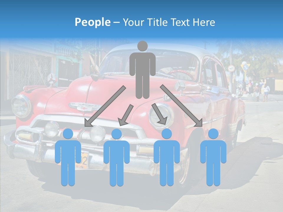 Chevrolet Fifties Transport PowerPoint Template