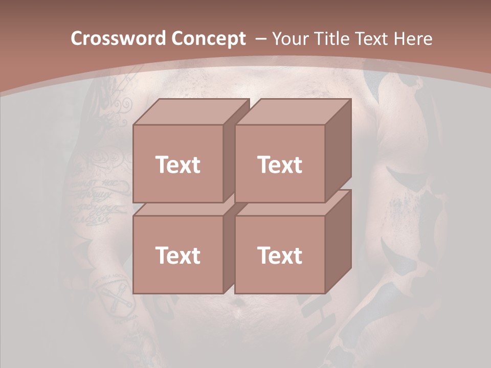 Sportive Man Physical PowerPoint Template