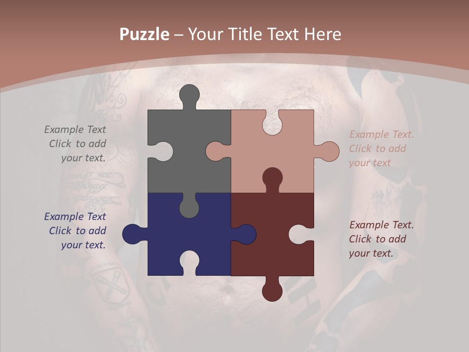 Sportive Man Physical PowerPoint Template