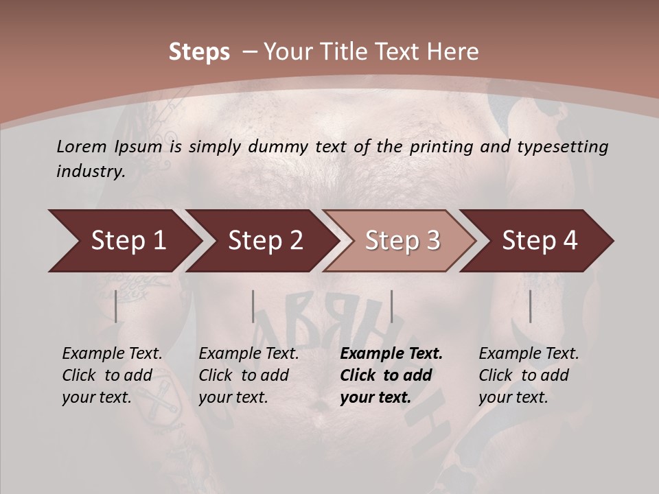 Sportive Man Physical PowerPoint Template