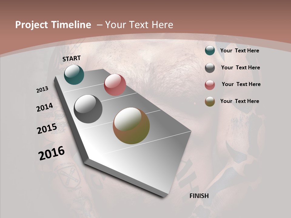 Sportive Man Physical PowerPoint Template