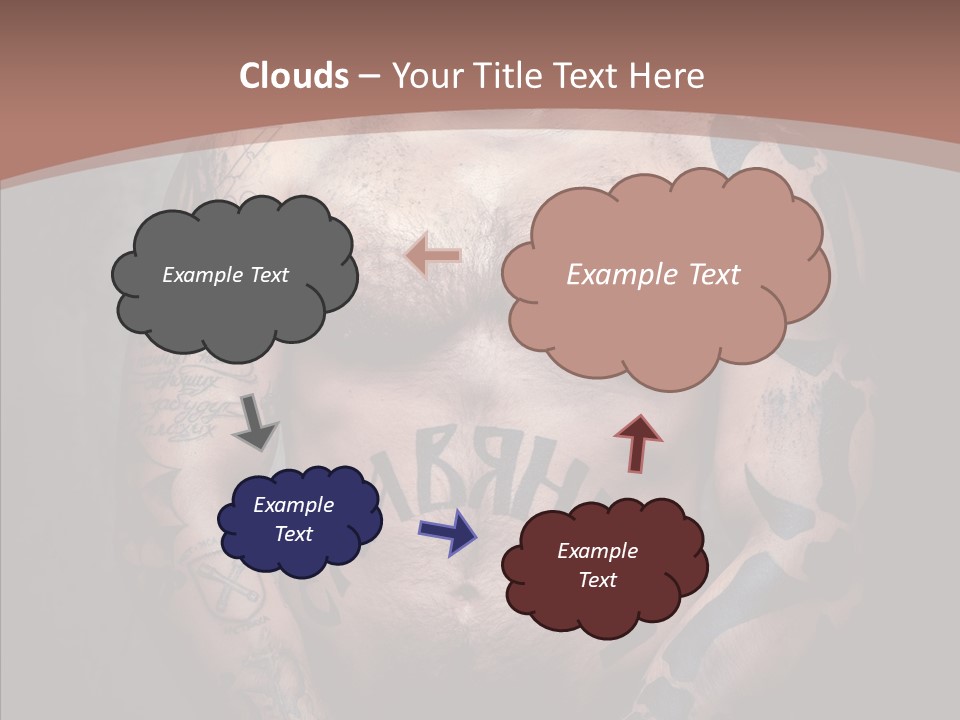 Sportive Man Physical PowerPoint Template