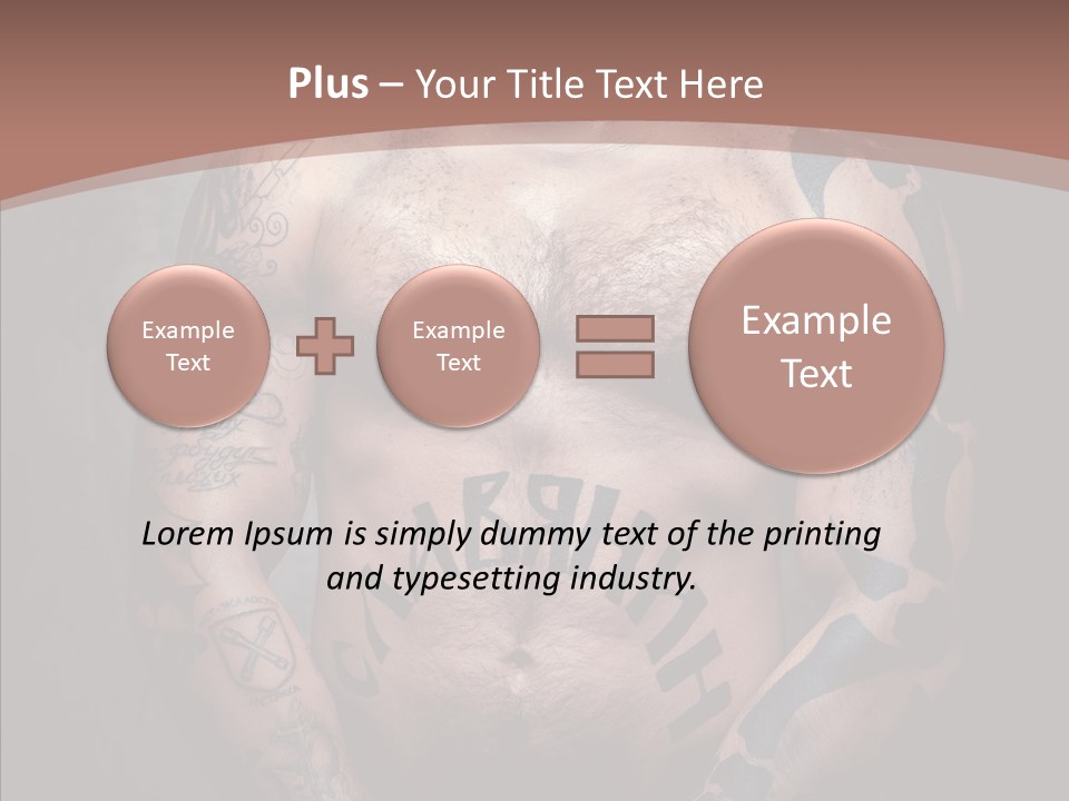 Sportive Man Physical PowerPoint Template