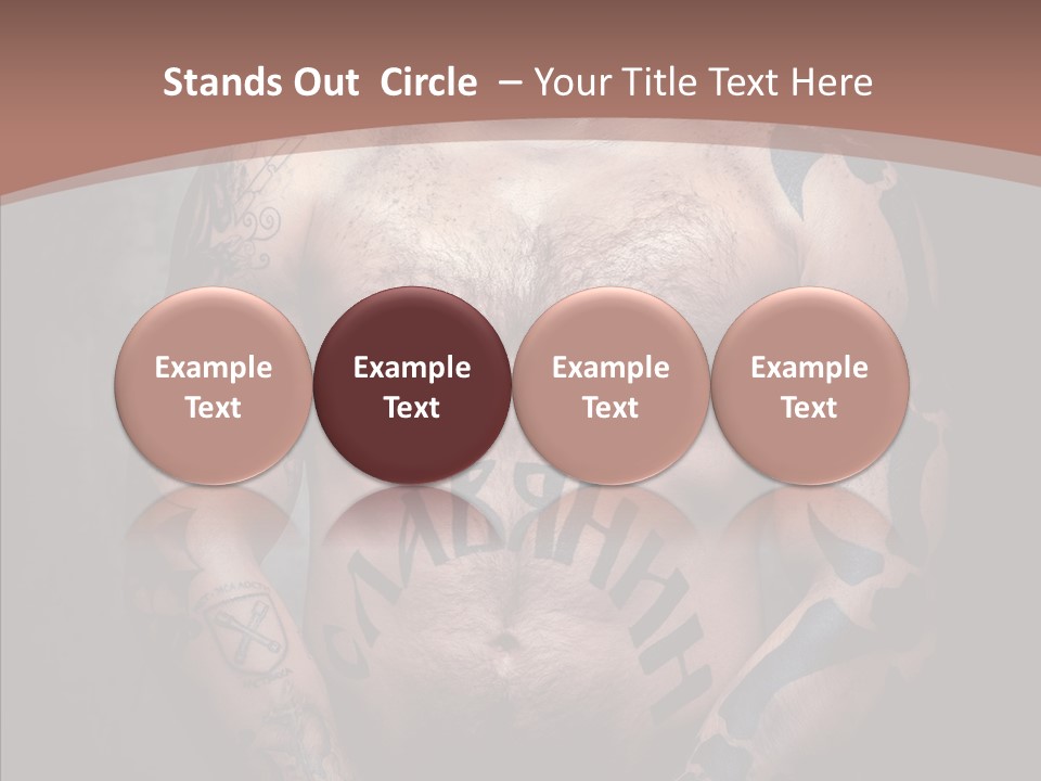 Sportive Man Physical PowerPoint Template