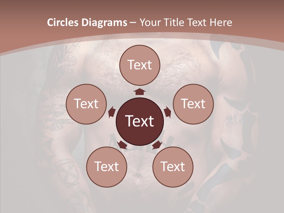 Sportive Man Physical PowerPoint Template