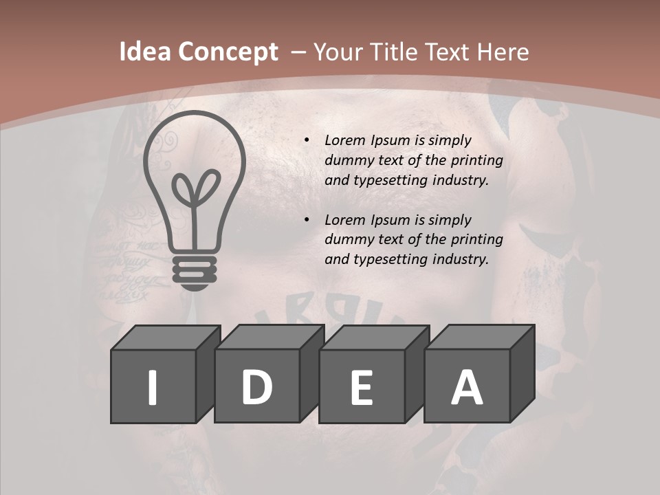 Sportive Man Physical PowerPoint Template