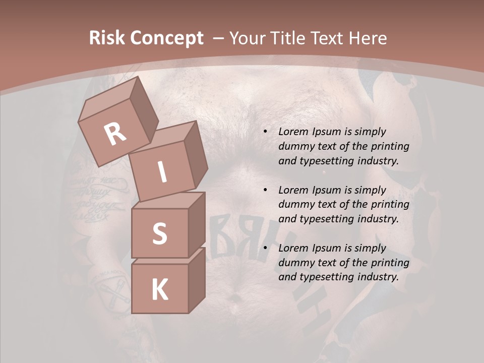 Sportive Man Physical PowerPoint Template