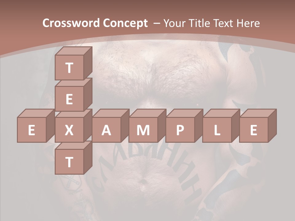 Sportive Man Physical PowerPoint Template