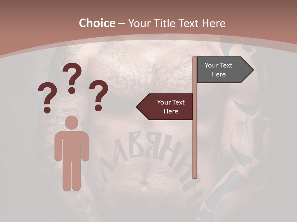 Sportive Man Physical PowerPoint Template