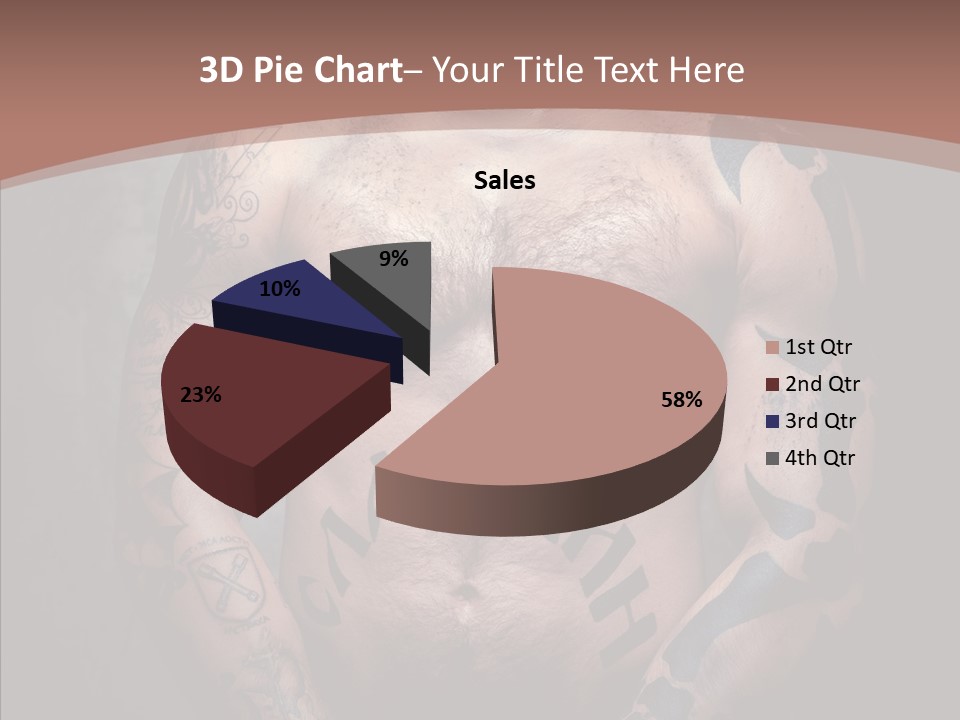 Sportive Man Physical PowerPoint Template