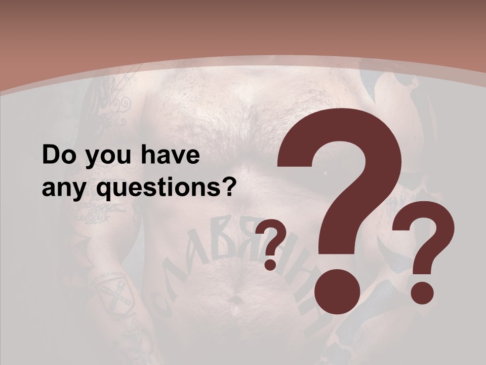 Sportive Man Physical PowerPoint Template