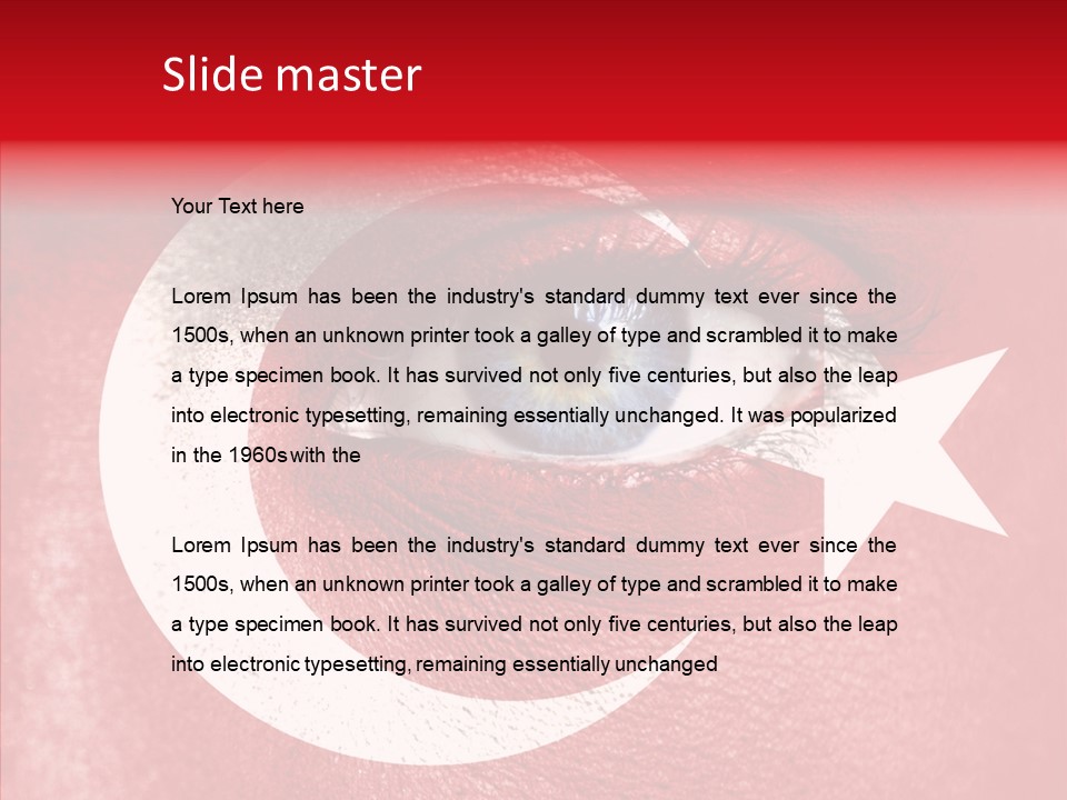 Pride Paint Portrait PowerPoint Template