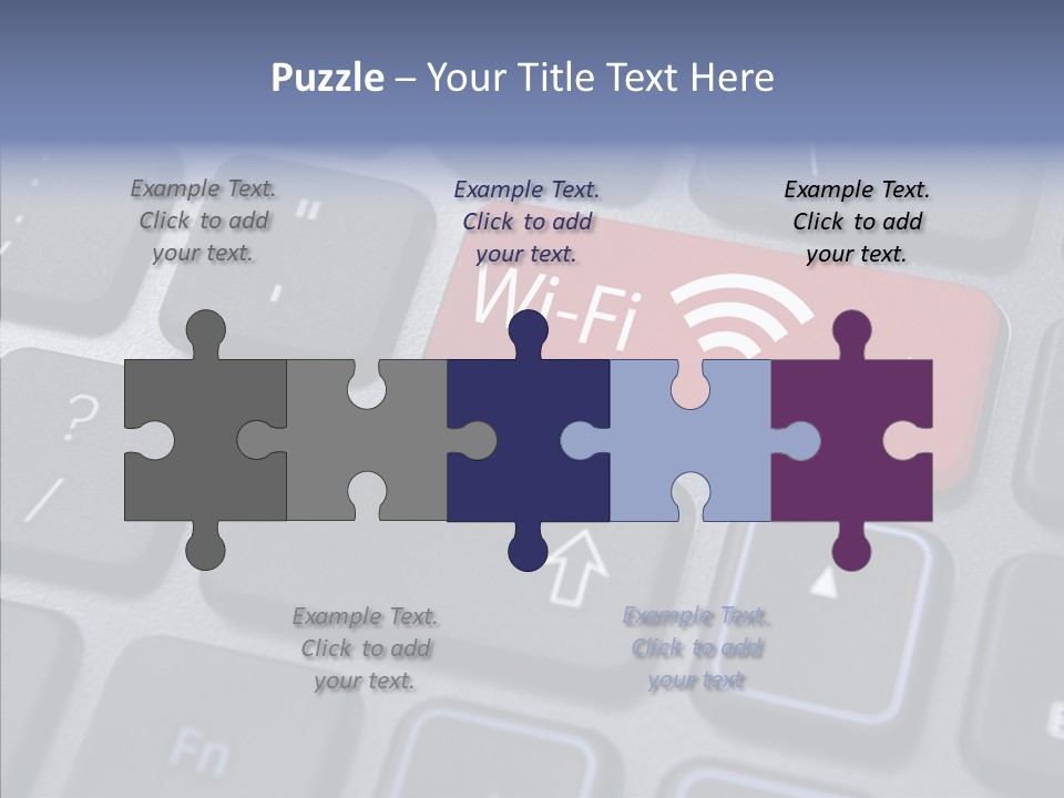 Background Wi Fi Keypad PowerPoint Template