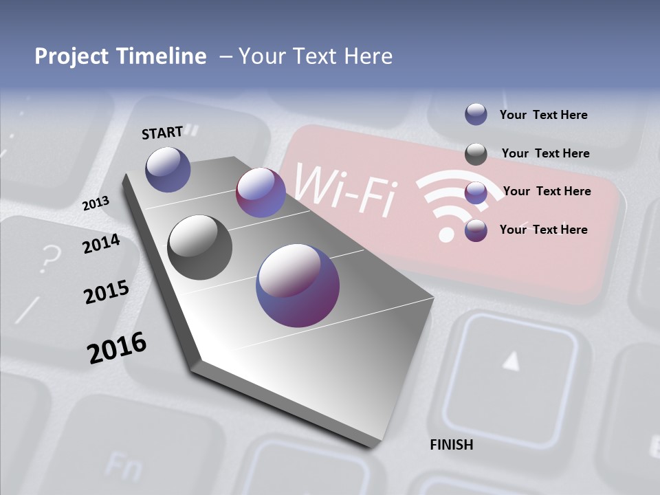 Background Wi Fi Keypad PowerPoint Template