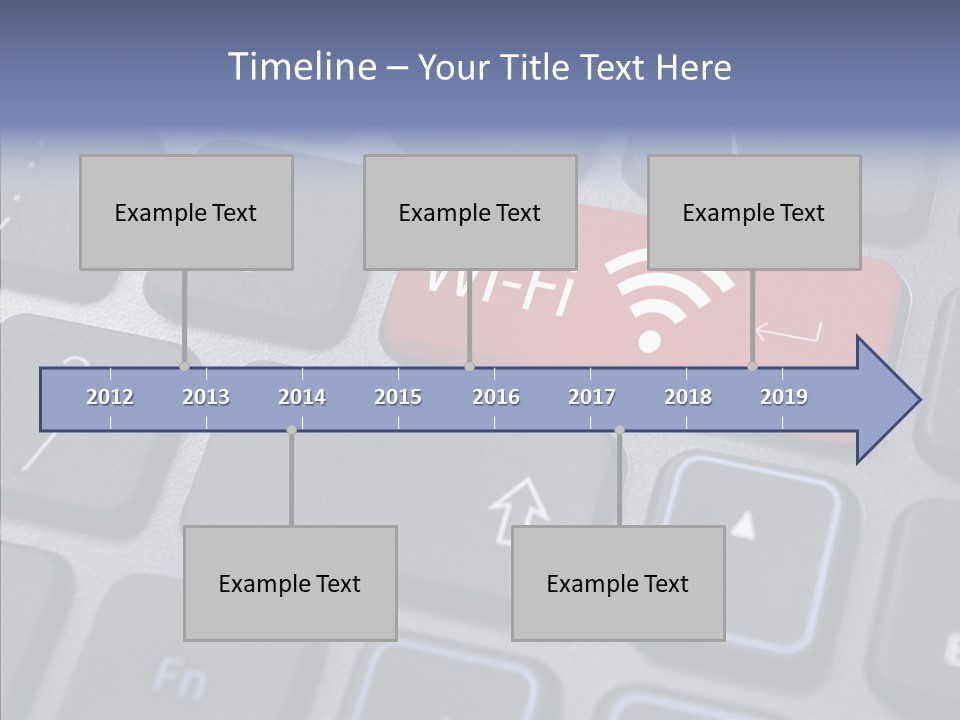 Background Wi Fi Keypad PowerPoint Template