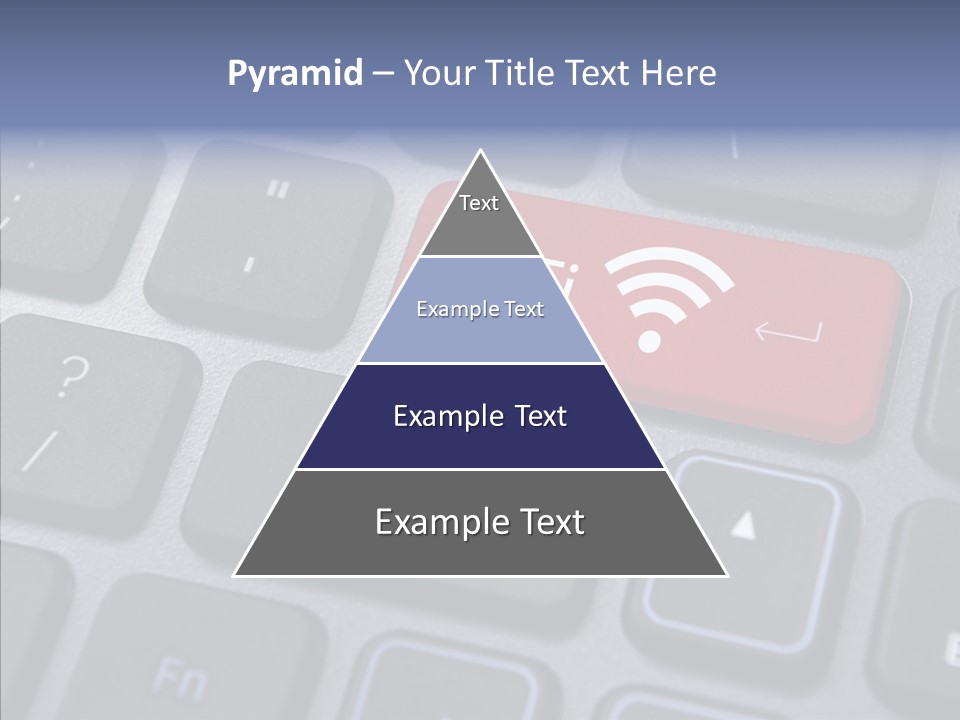 Background Wi Fi Keypad PowerPoint Template