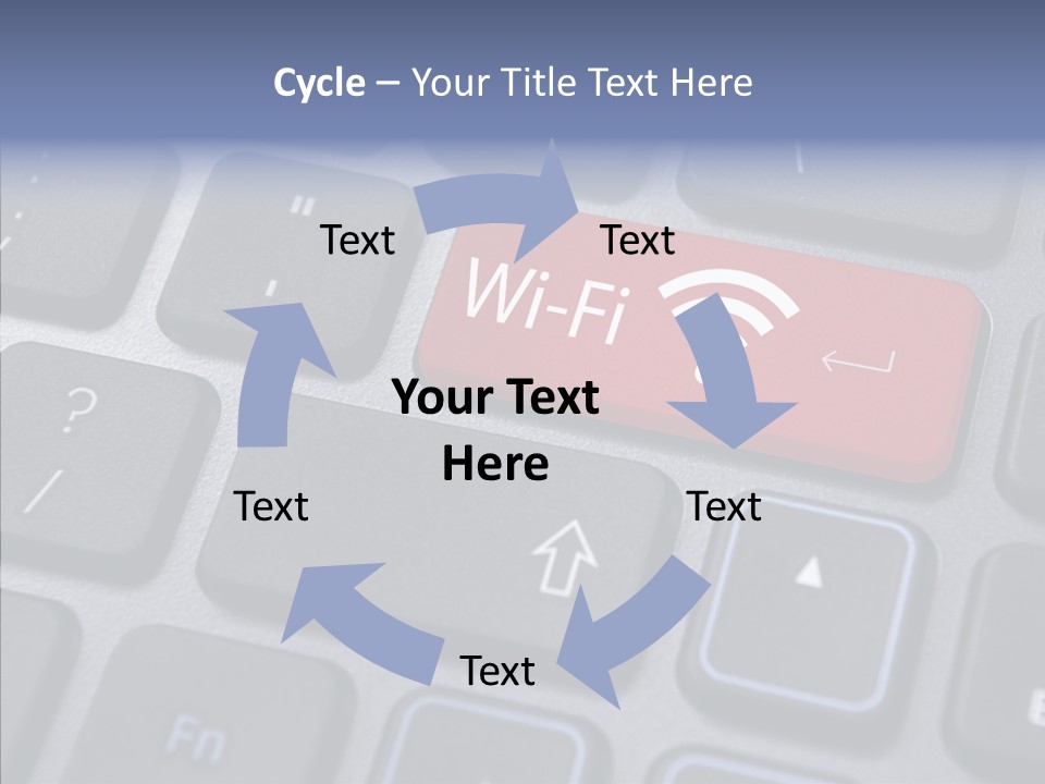 Background Wi Fi Keypad PowerPoint Template