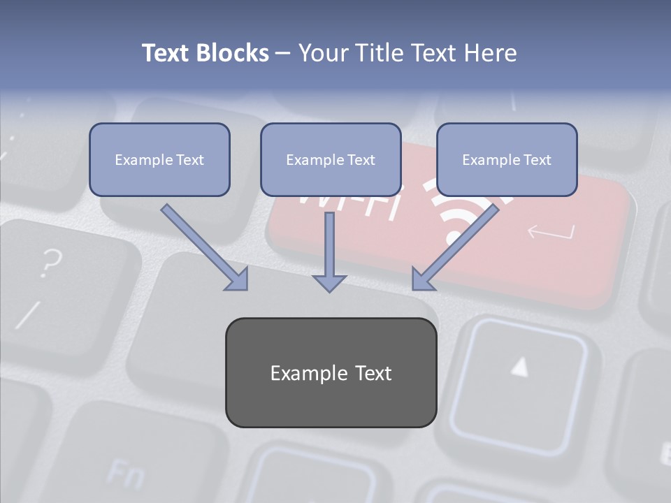 Background Wi Fi Keypad PowerPoint Template
