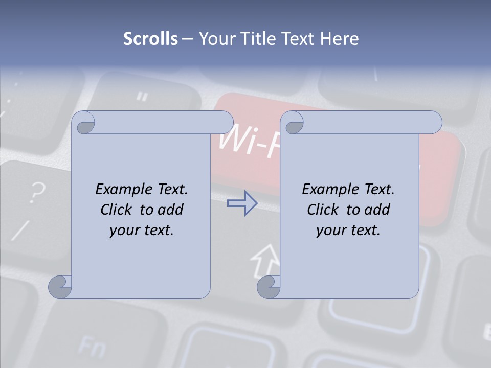 Background Wi Fi Keypad PowerPoint Template