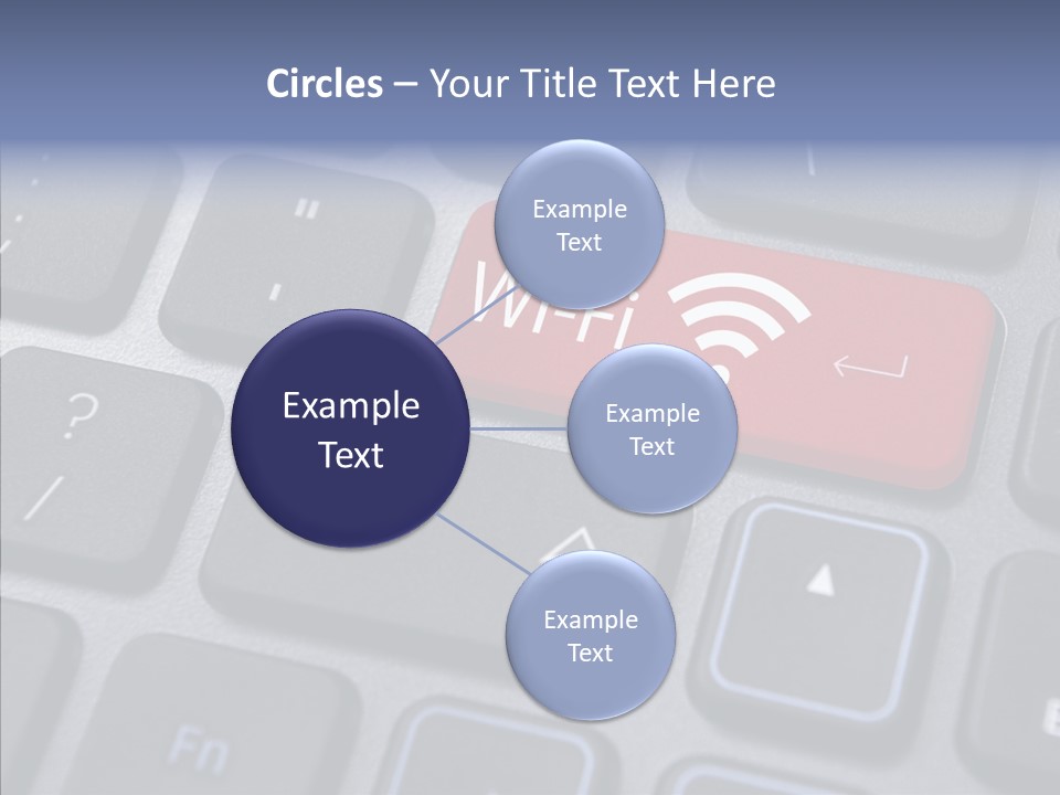 Background Wi Fi Keypad PowerPoint Template
