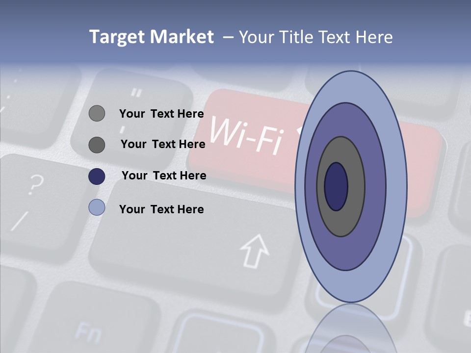 Background Wi Fi Keypad PowerPoint Template