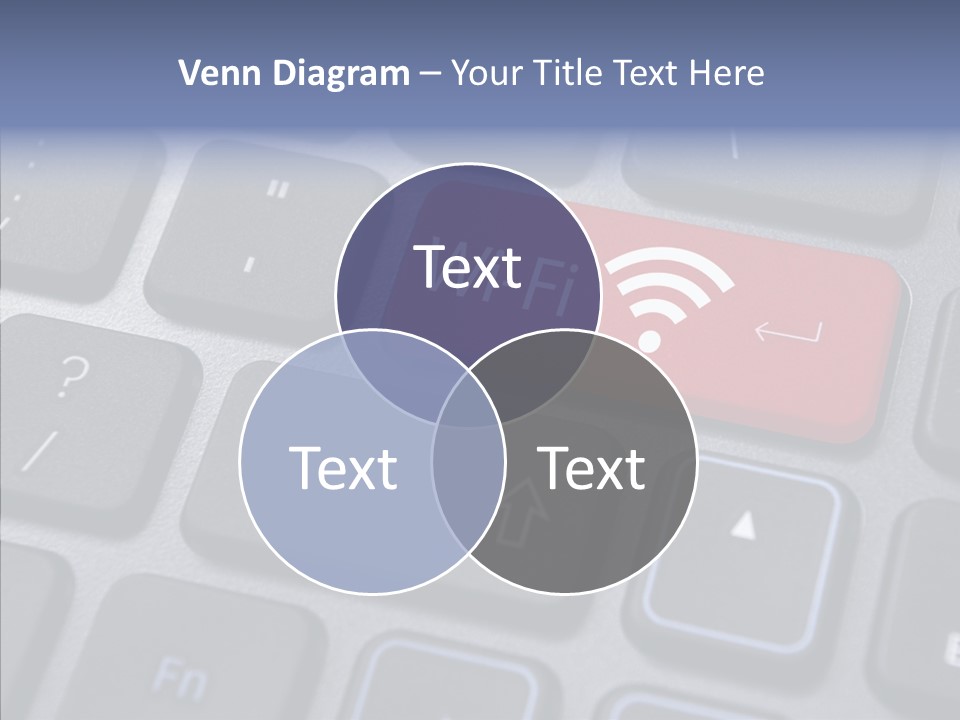 Background Wi Fi Keypad PowerPoint Template
