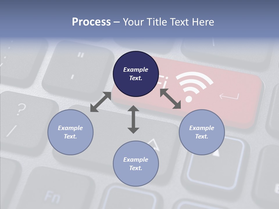 Background Wi Fi Keypad PowerPoint Template