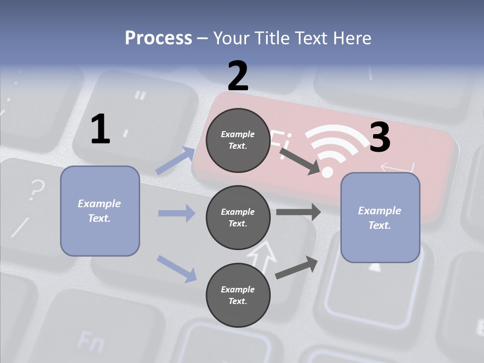 Background Wi Fi Keypad PowerPoint Template