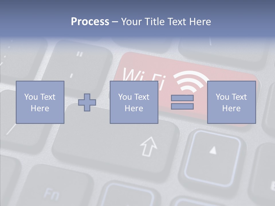 Background Wi Fi Keypad PowerPoint Template