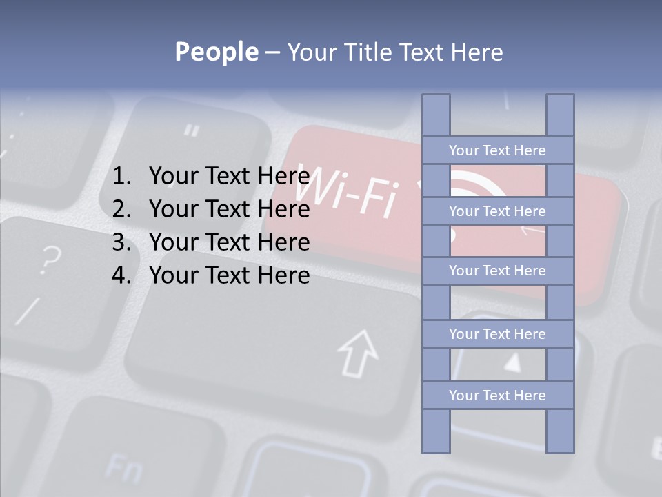 Background Wi Fi Keypad PowerPoint Template