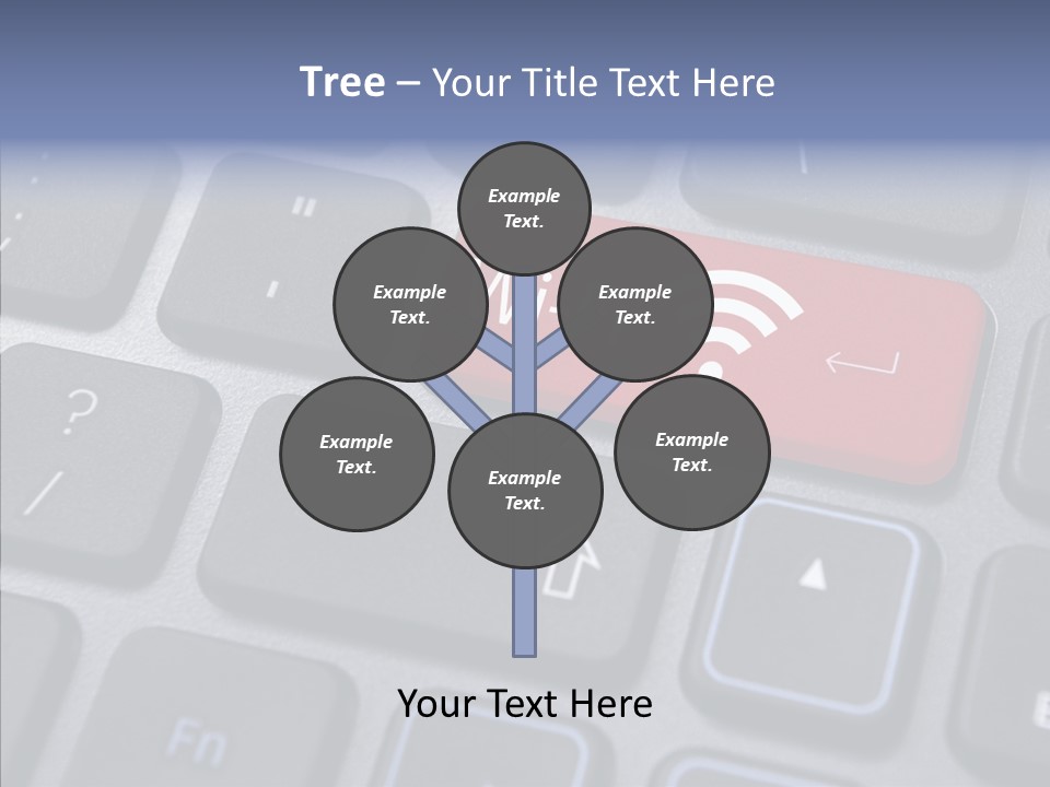 Background Wi Fi Keypad PowerPoint Template