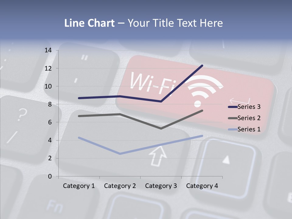 Background Wi Fi Keypad PowerPoint Template