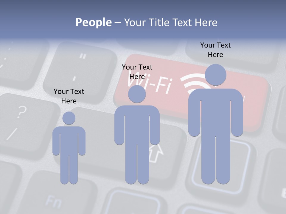 Background Wi Fi Keypad PowerPoint Template