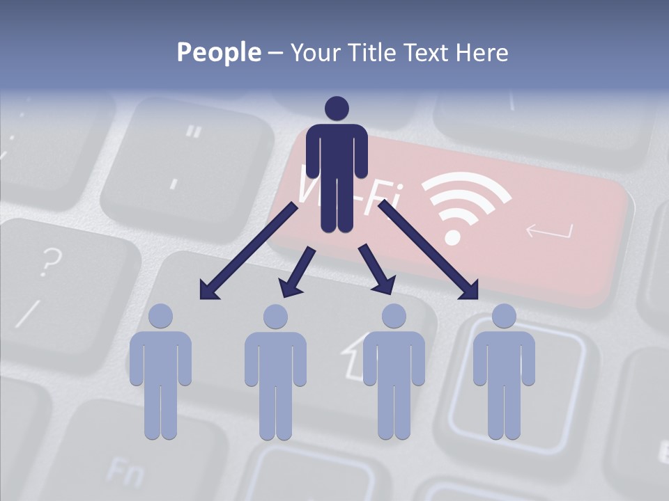Background Wi Fi Keypad PowerPoint Template