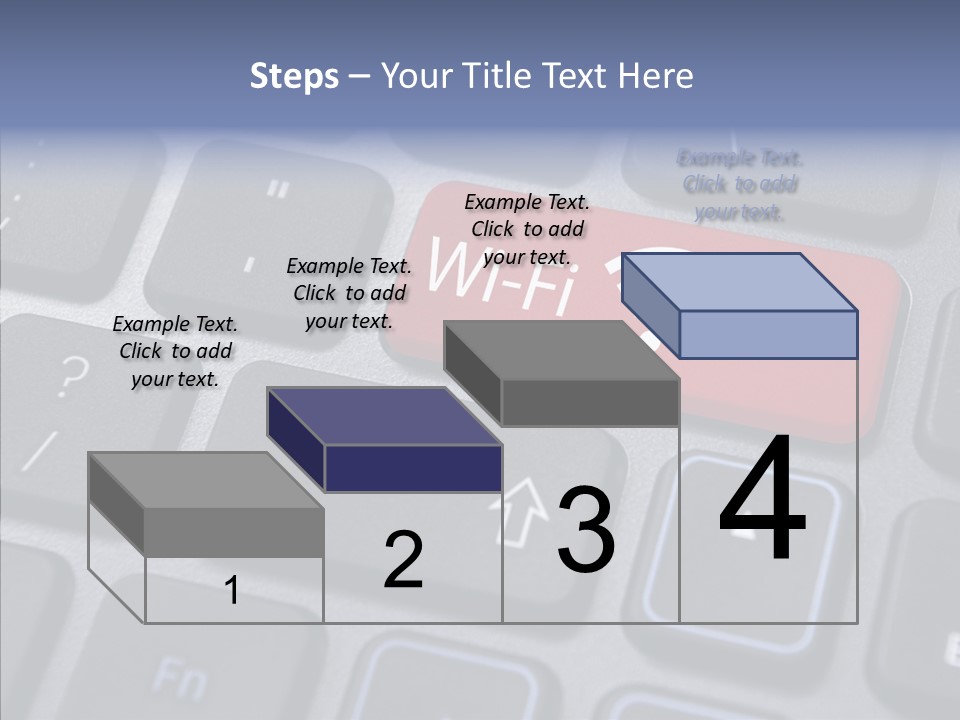 Background Wi Fi Keypad PowerPoint Template