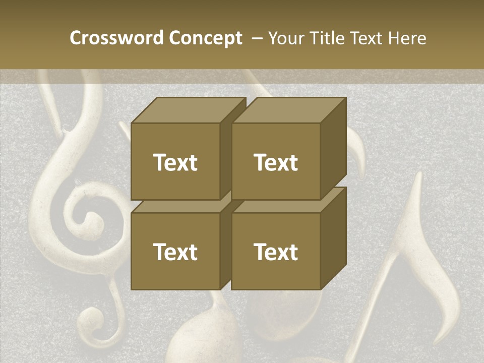 Melody Object Metal PowerPoint Template