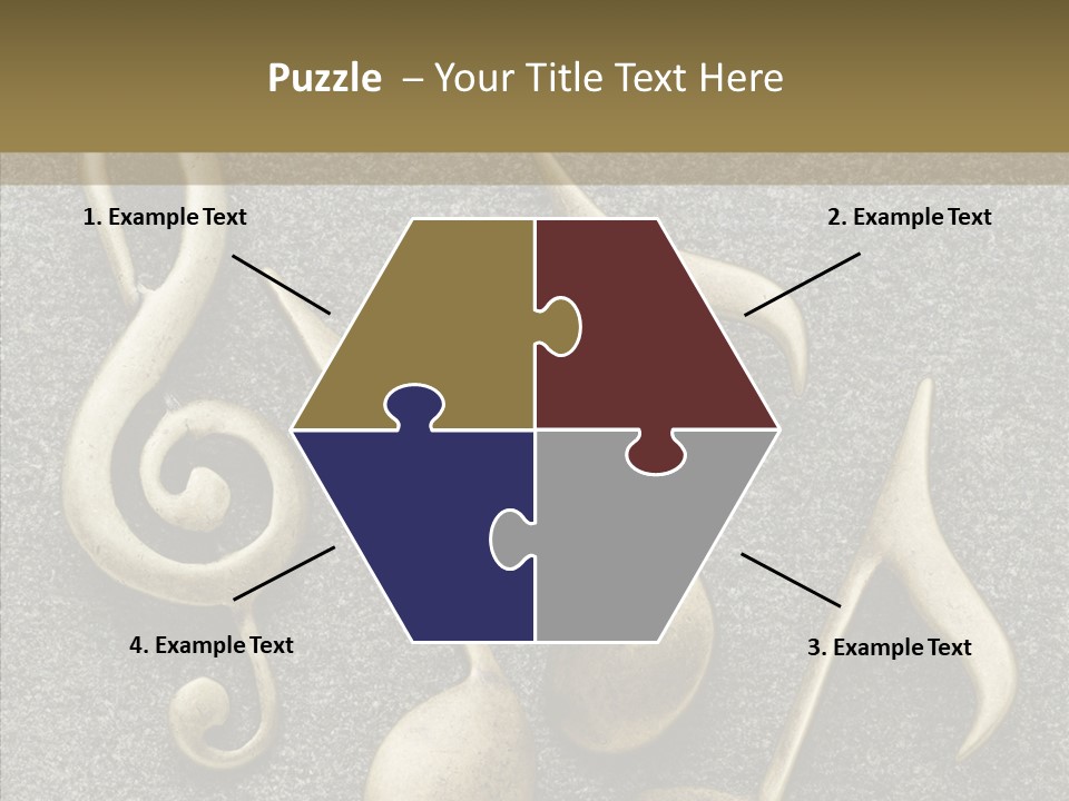 Melody Object Metal PowerPoint Template