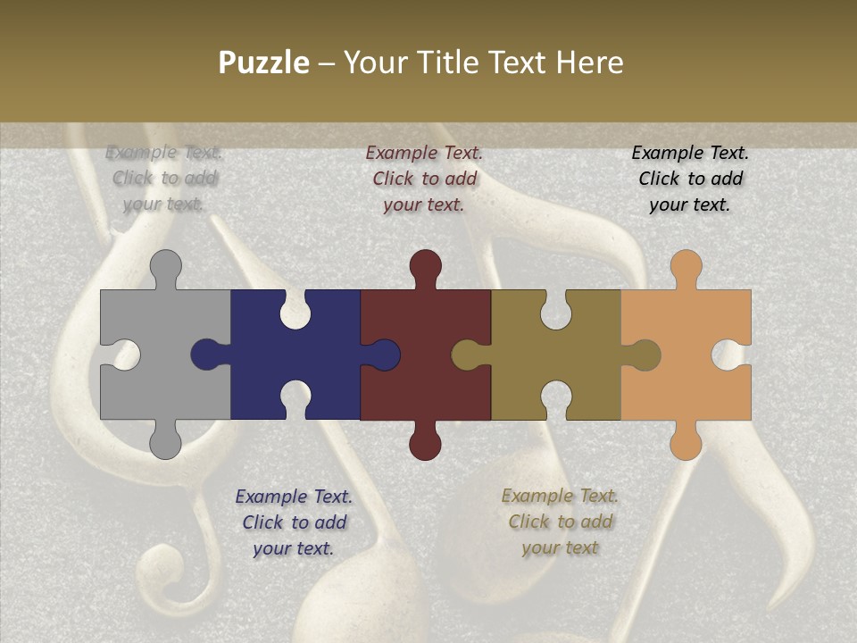 Melody Object Metal PowerPoint Template