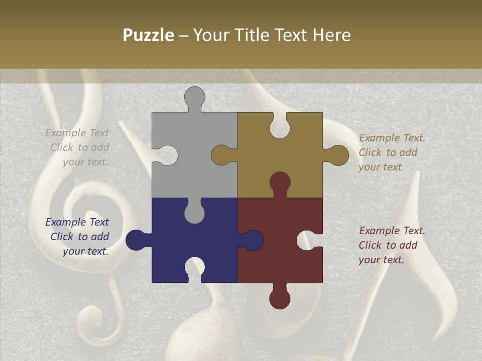 Melody Object Metal PowerPoint Template