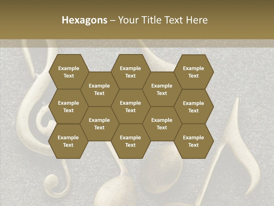 Melody Object Metal PowerPoint Template