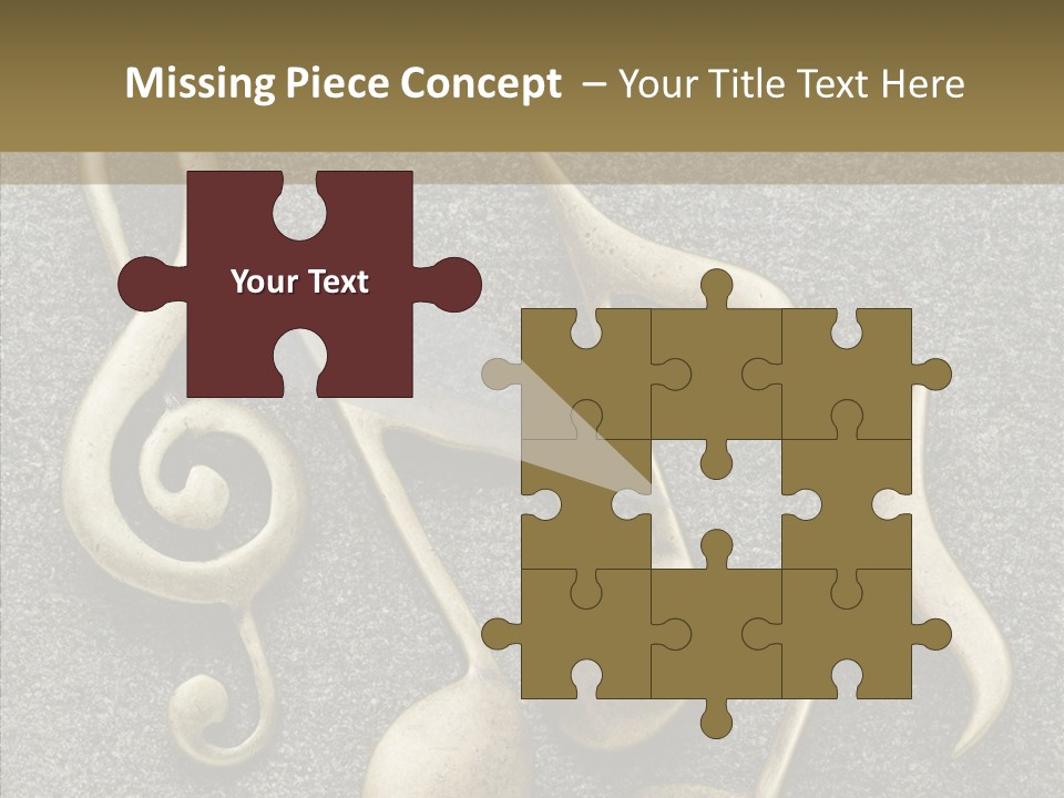 Melody Object Metal PowerPoint Template