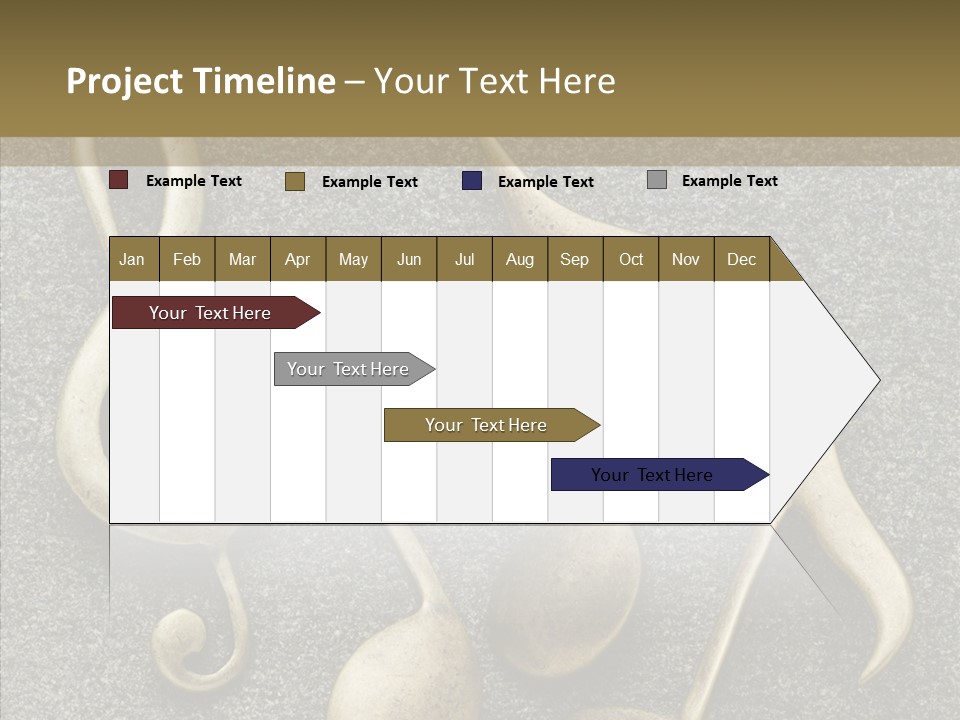 Melody Object Metal PowerPoint Template