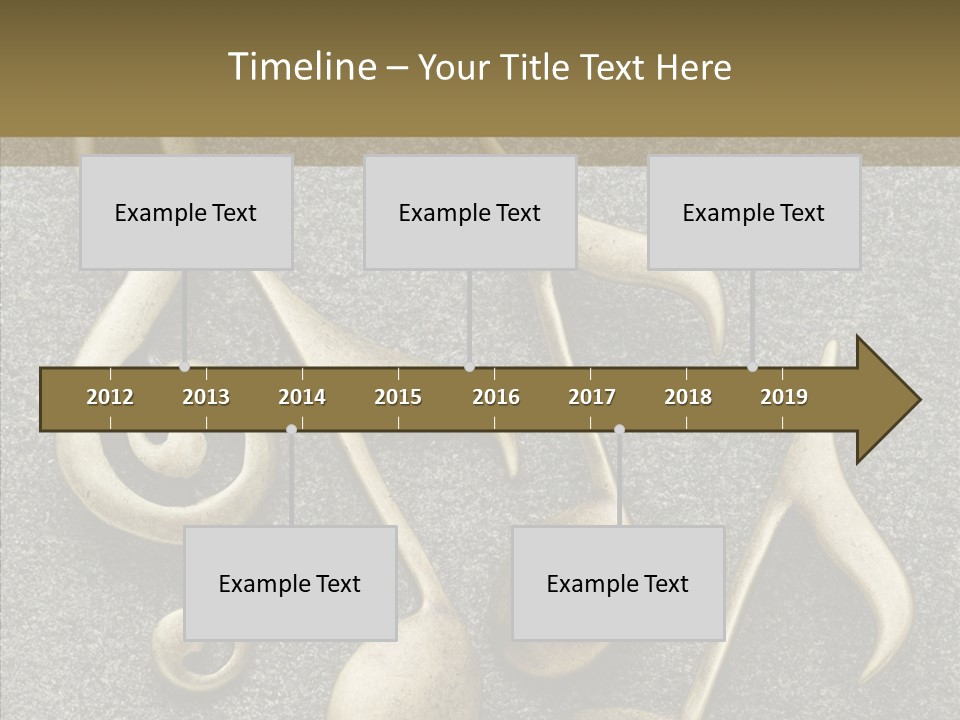 Melody Object Metal PowerPoint Template