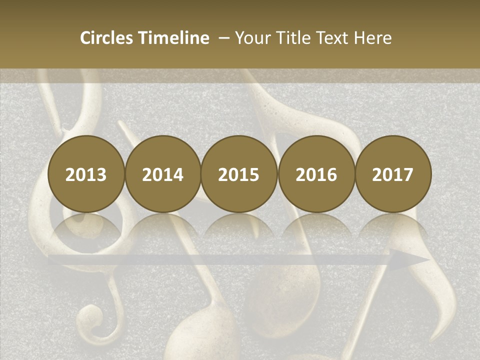 Melody Object Metal PowerPoint Template