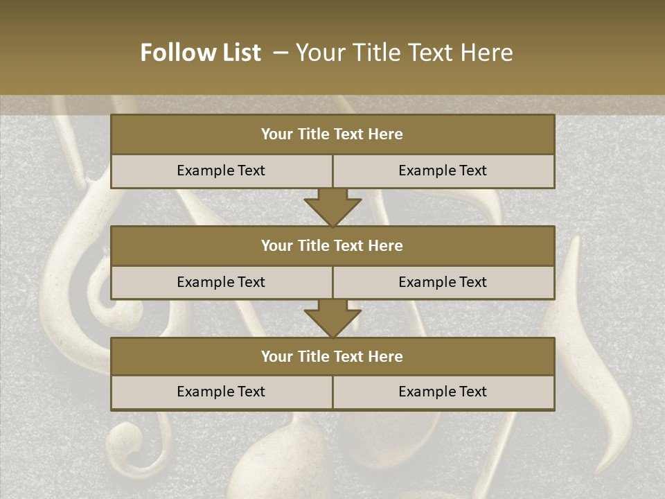 Melody Object Metal PowerPoint Template