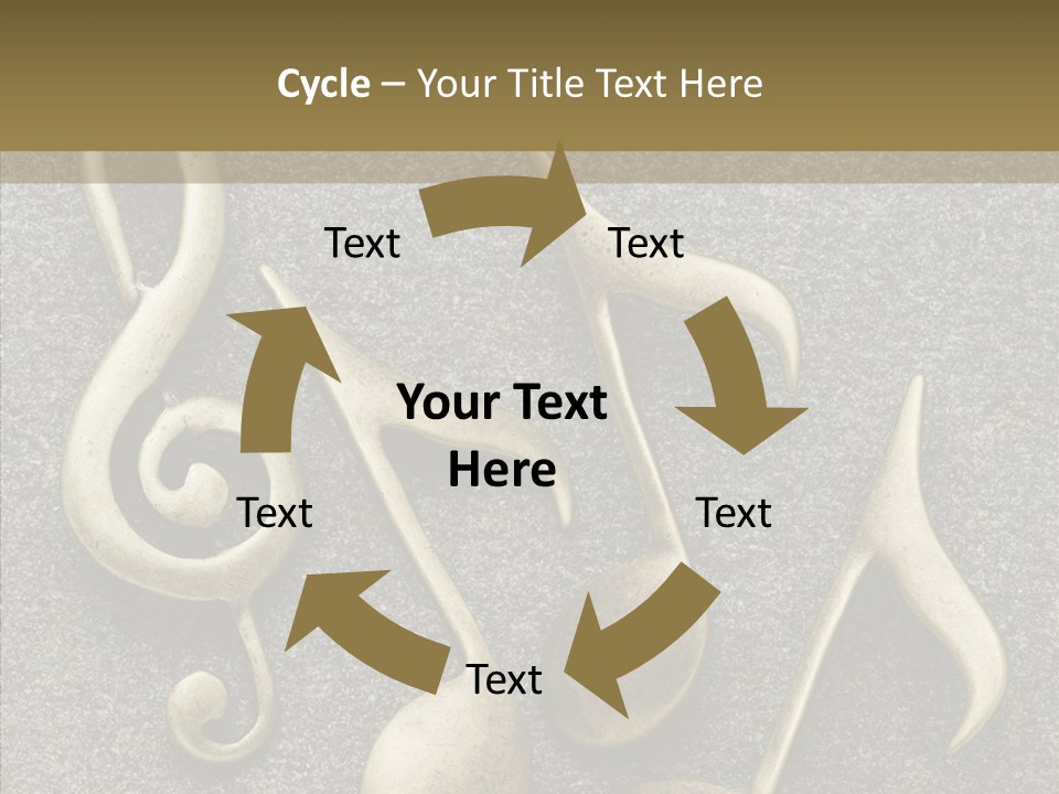 Melody Object Metal PowerPoint Template