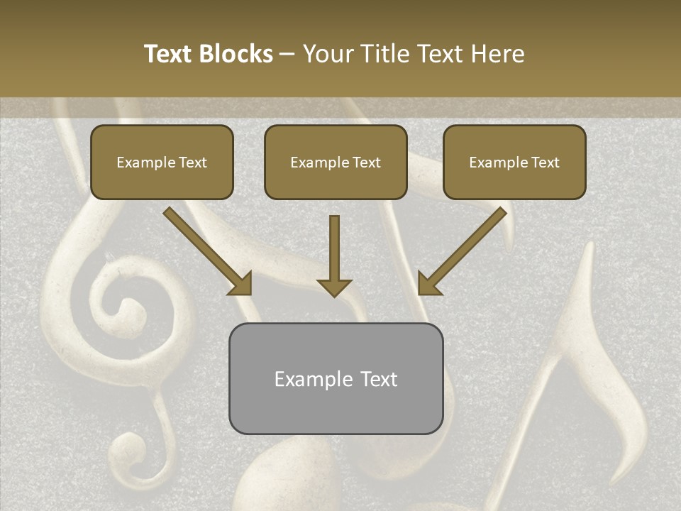 Melody Object Metal PowerPoint Template